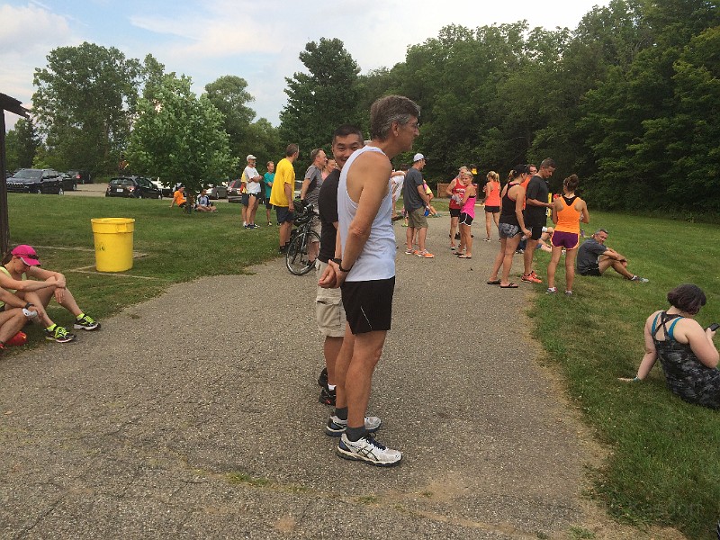 2015 Road Runner Classic 8K 163.JPG - 2015 Road Runner Classic 8K run at Maybury State Park outside Northville Michigan on July 25, 2015.